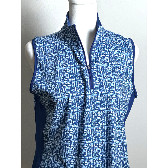 TGW Women’s Athletic Top Three Quarter Zip Size M Women’s Cross Weave Golf Shirt - Picture 2 of 16